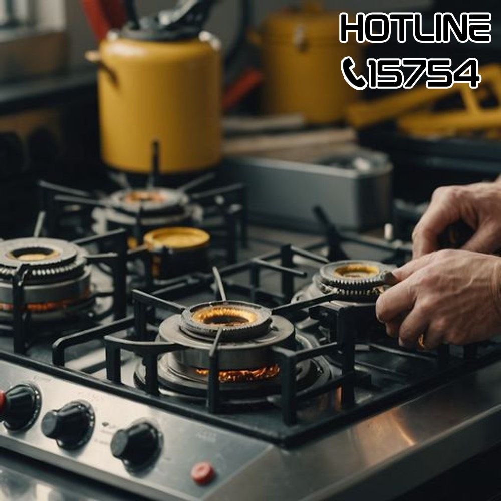 رجل يطهي طعام علي مسطح البا